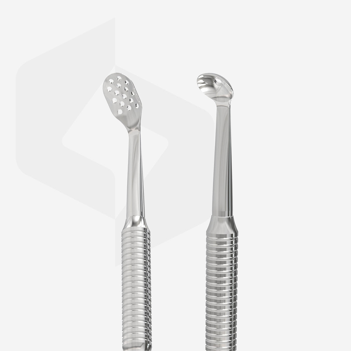 Cosmetology double-ended spoon EXPERT 20 TYPE 1 (Uno and oval spoon with 15 holes) – Ansicht 2