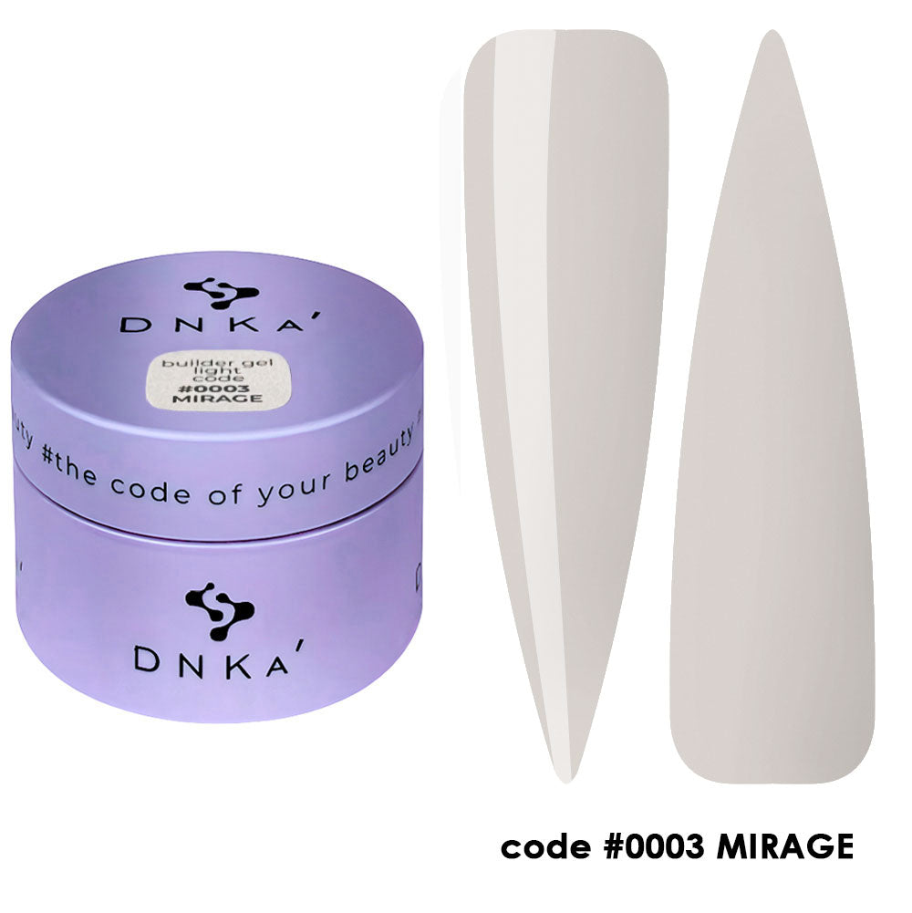 AUFBAUGEL LIGHT "DNKa", 30 ml #0003 Mirage