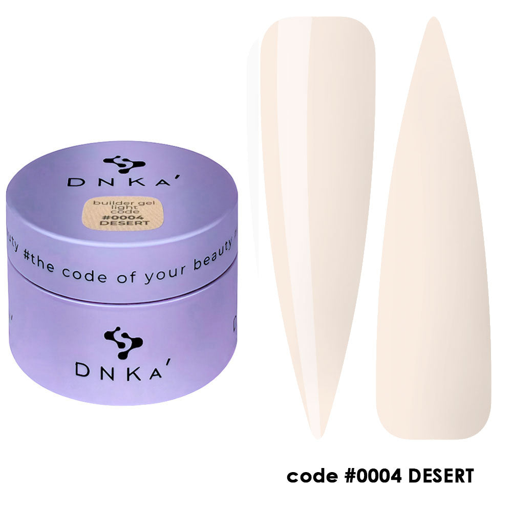 AUFBAUGEL LIGHT "DNKa", 30 ml #0004 Desert