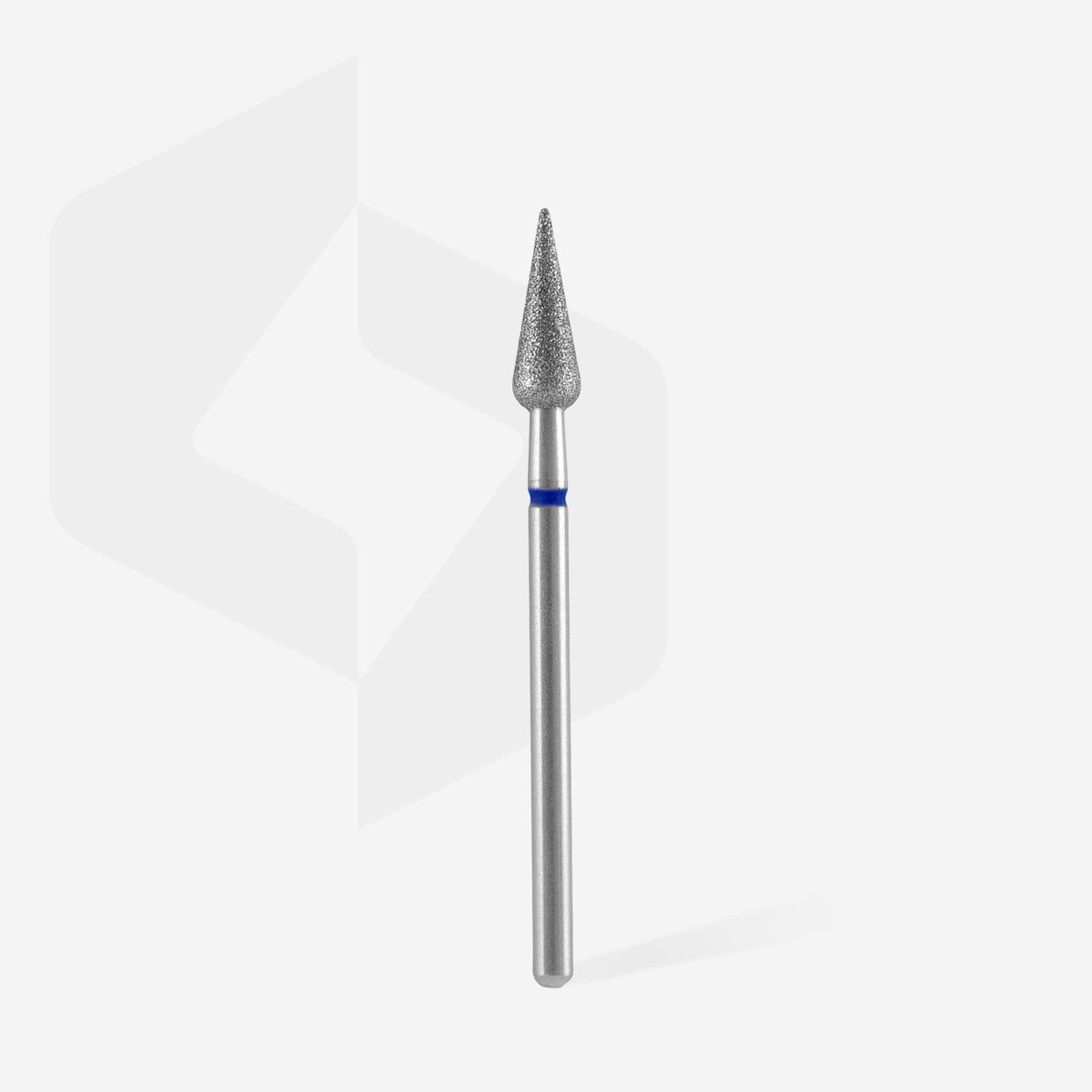 Diamantfräser spitze Birne blau EXPERT Kopfdurchmesser 4 mm / Arbeitslänge 12 mm – Ansicht 2