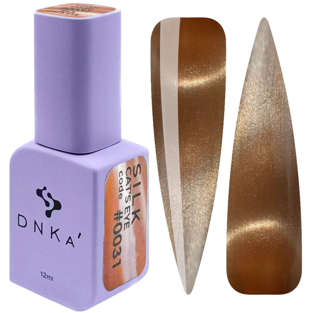 FARB-GELLACK CAT`S EYE "DNKa", 12 ml #0031 SILK
