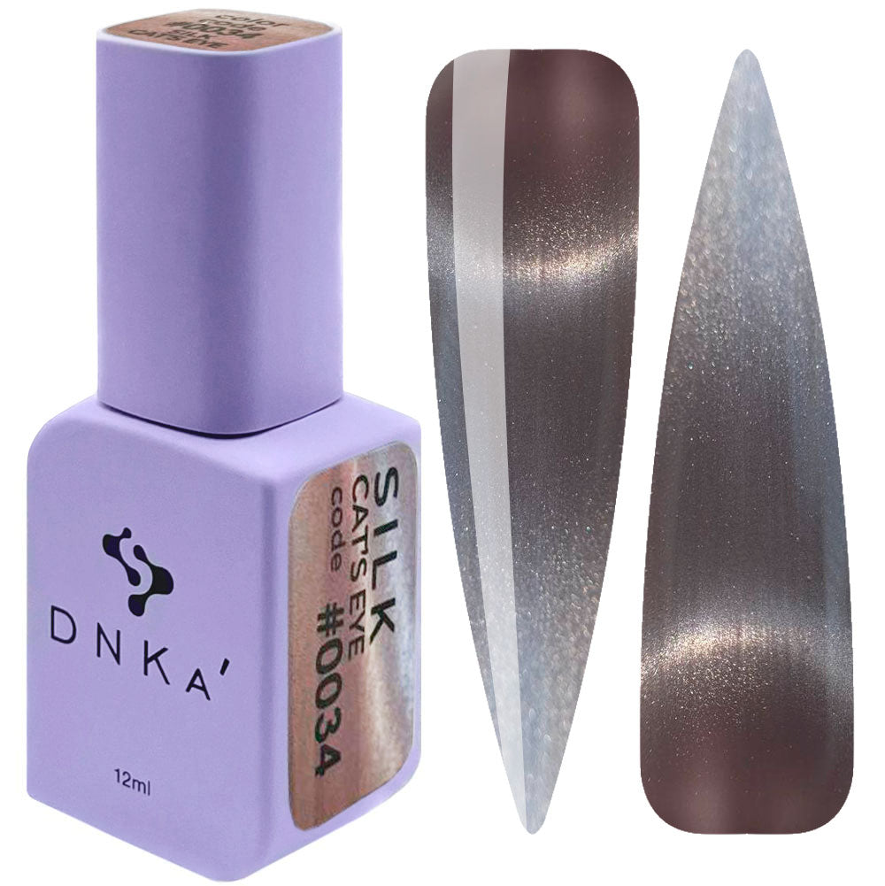 FARB-GELLACK CAT`S EYE "DNKa", 12 ml #0034 SILK