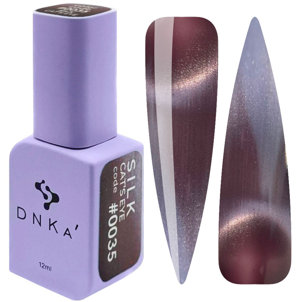 FARB-GELLACK CAT`S EYE "DNKa", 12 ml #0035 SILK