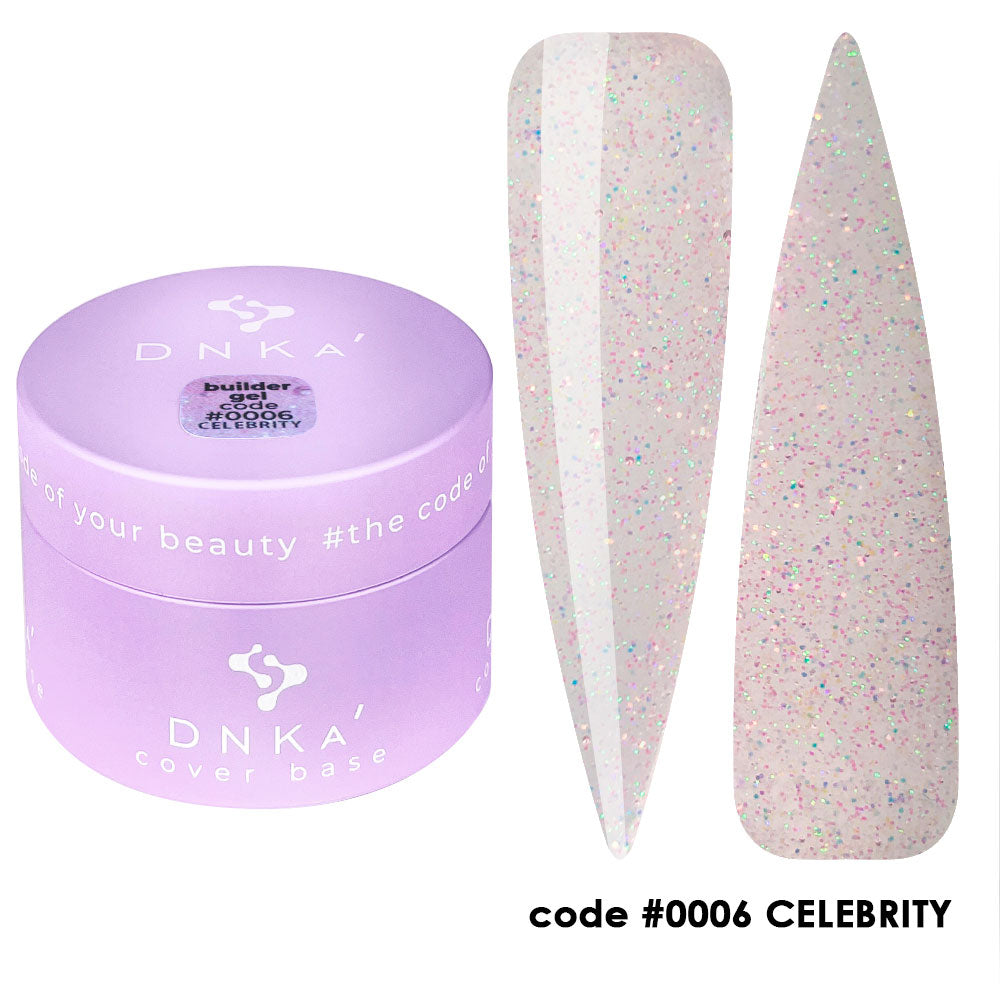 КОНСТРУЮЮЧИЙ ГЕЛЬ НОВОЇ ФОРМУЛИ "DNKa", 30 мл #0006 Celebrity