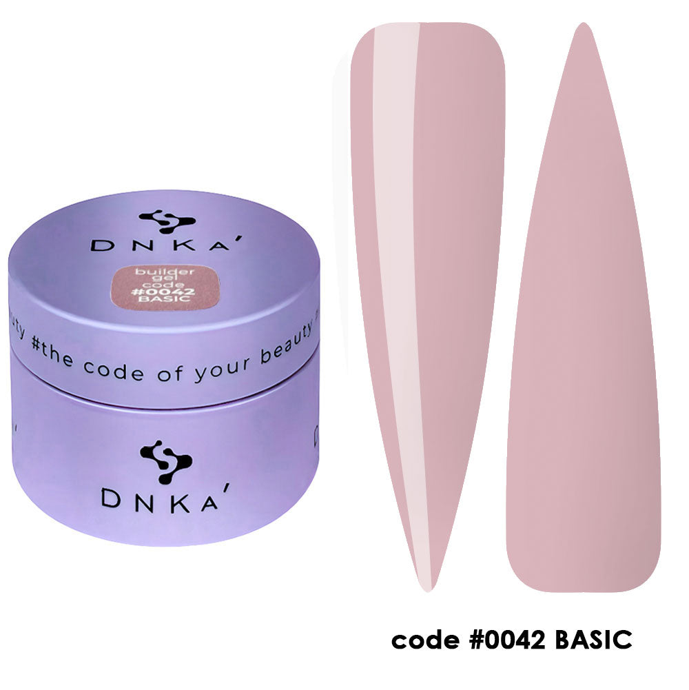 КОНСТРУЮЮЧИЙ ГЕЛЬ НОВА ФОРМУЛА "DNKa", 30 мл #0042 Basic