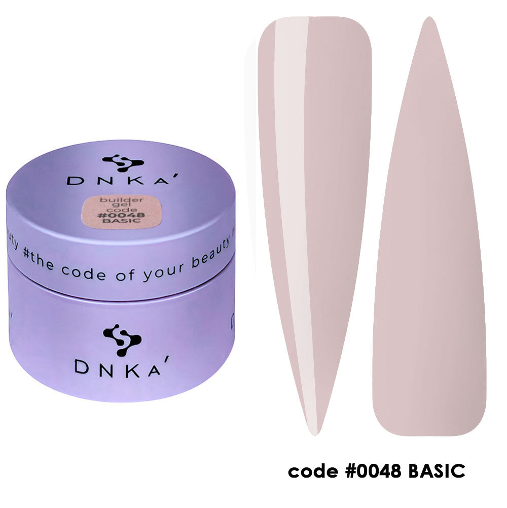 BUILDER GEL НОВАЯ ФОРМУЛА "DNKa", 30 мл #0048 Базовый