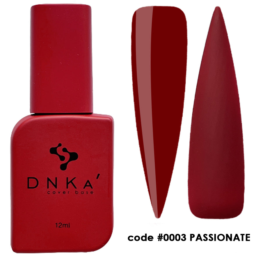 RUBBER BASE FRENCH NEUE FORMEL "DNKa" (cover), 12 ml #0003 Passionate