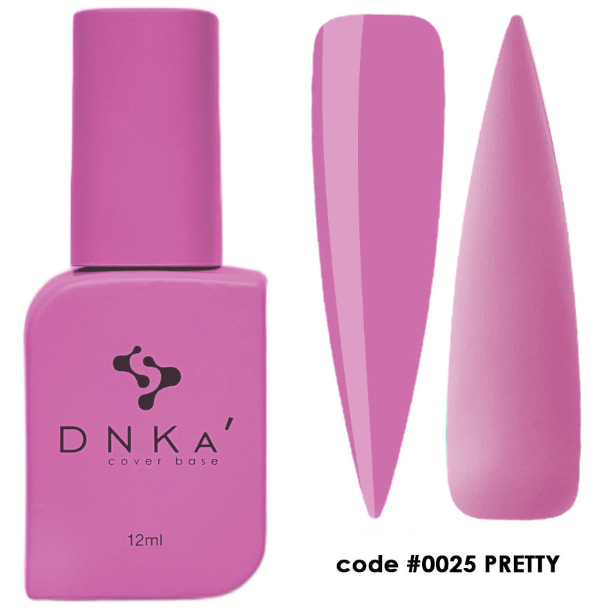 RUBBER BASE FRENCH НОВА ФОРМУЛА "DNKa" (cover), 12 мл #0025 Pretty