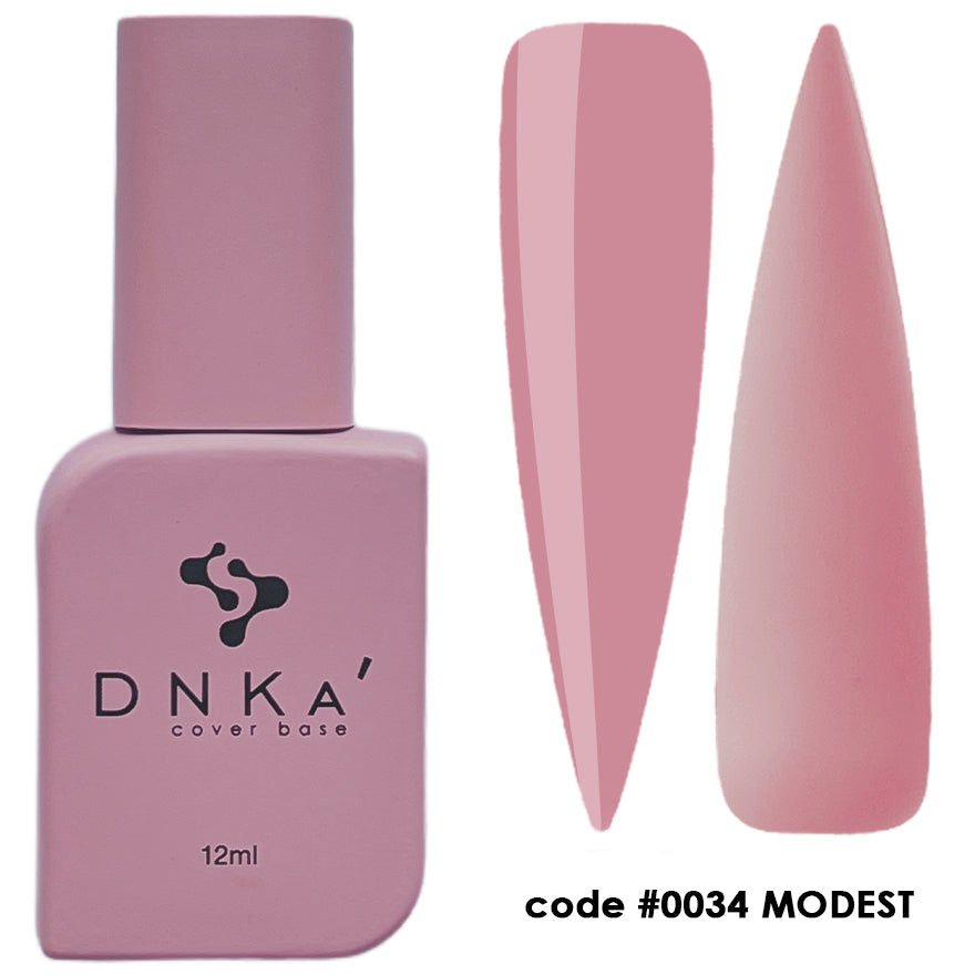 RUBBER BASE FRENCH NEUE FORMEL "DNKa" (cover), 12 ml #0034 Modest