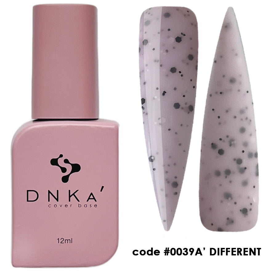 RUBBER BASE FRENCH НОВА ФОРМУЛА "DNKa" (cover), 12 мл #0039A' Different