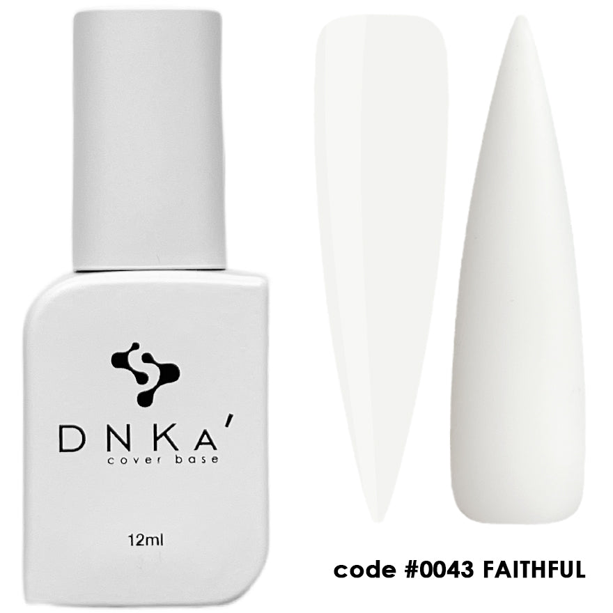 RUBBER BASE FRENCH НОВА ФОРМУЛА "DNKa" (cover), 12 мл #0043 Faithful