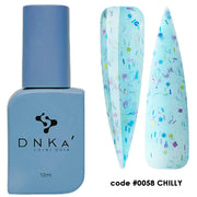 RUBBER BASE FRENCH NEUE FORMEL "DNKa" (cover), 12 ml #0058 Chilly