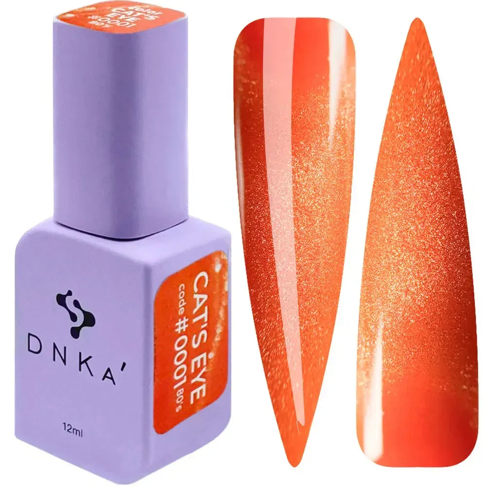 FARB-GELLACK CAT`S EYE "DNKa", 12 ml #0001 80`s