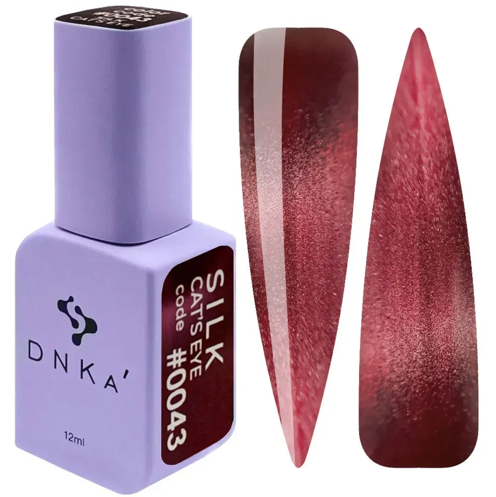 FARB-GELLACK CAT`S EYE "DNKa", 12 ml #0043 SILK – Artikel FTCGP0043
