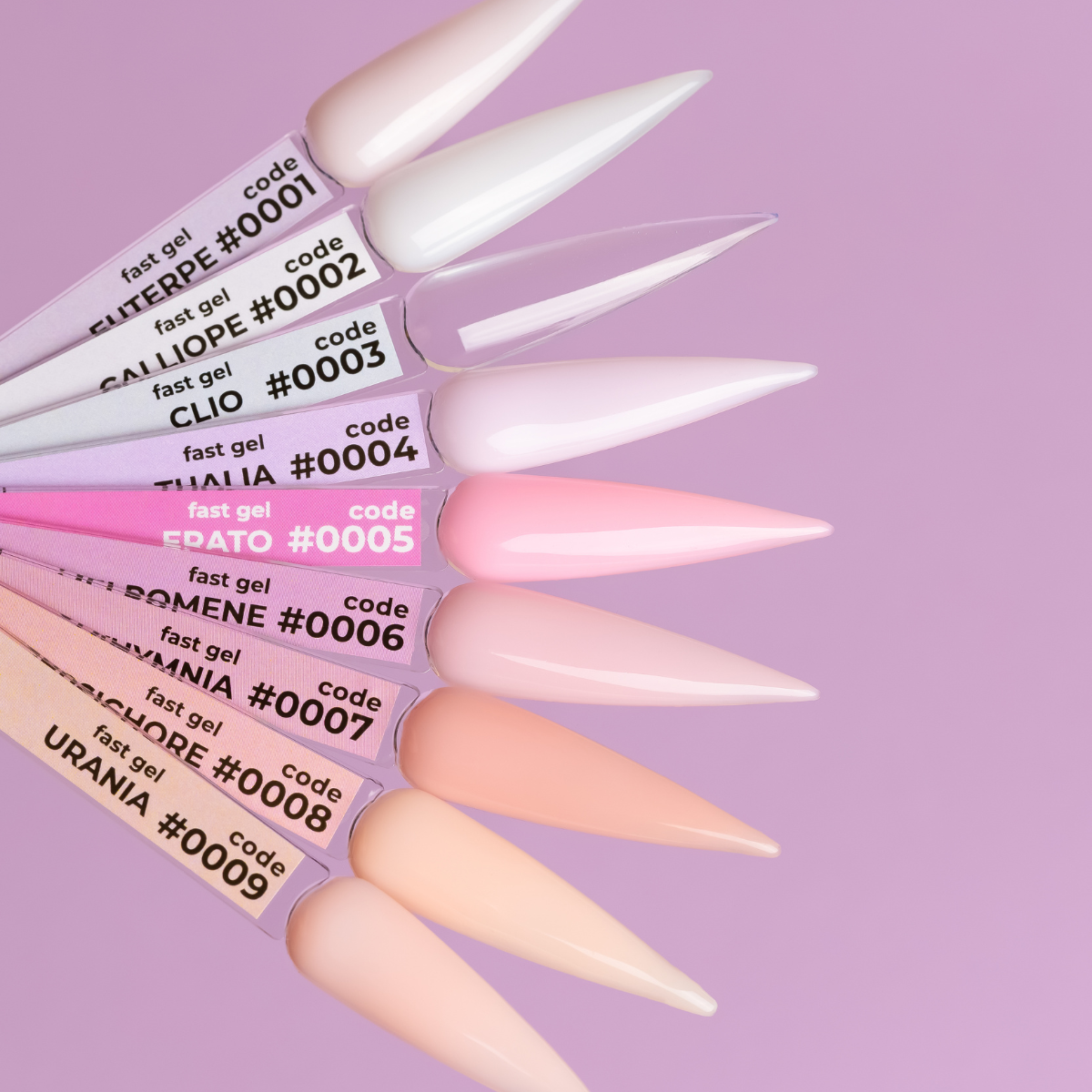 FAST GEL "DNKa", 12 ml #0008 Terpsichore