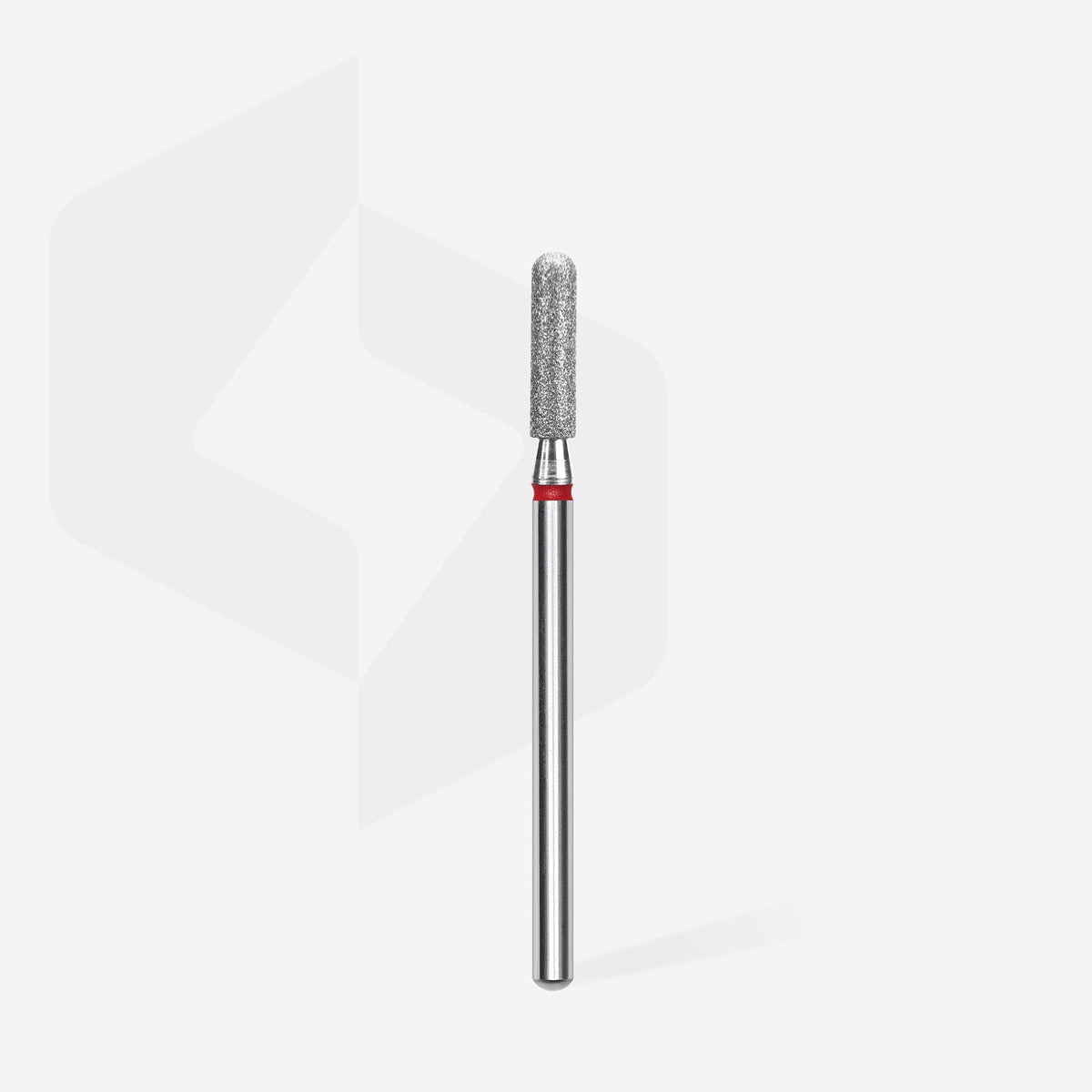 Diamantfräser abgerundeter Zylinder rot EXPERT Kopfdurchmesser 2,5 mm / Arbeitslänge 10 mm – Ansicht 2