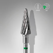 Hartmetallfräser Kegelform grün EXPERT Kopfdurchmesser 6 mm / Arbeitslänge 14 mm