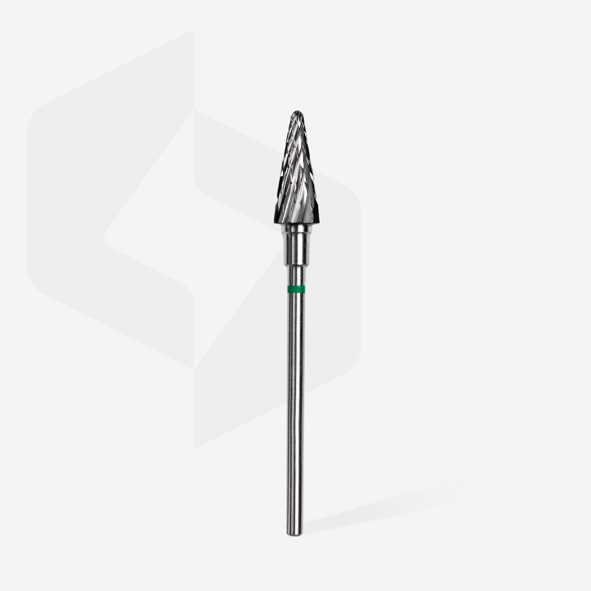 Hartmetallfräser Kegelform grün EXPERT Kopfdurchmesser 6 mm / Arbeitslänge 14 mm – Ansicht 2