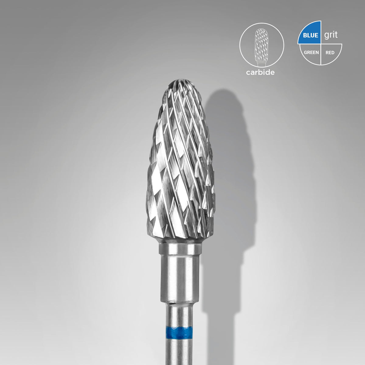 Hartmetallfräser Maisform blau EXPERT Kopfdurchmesser 6 mm / Arbeitslänge 14 mm