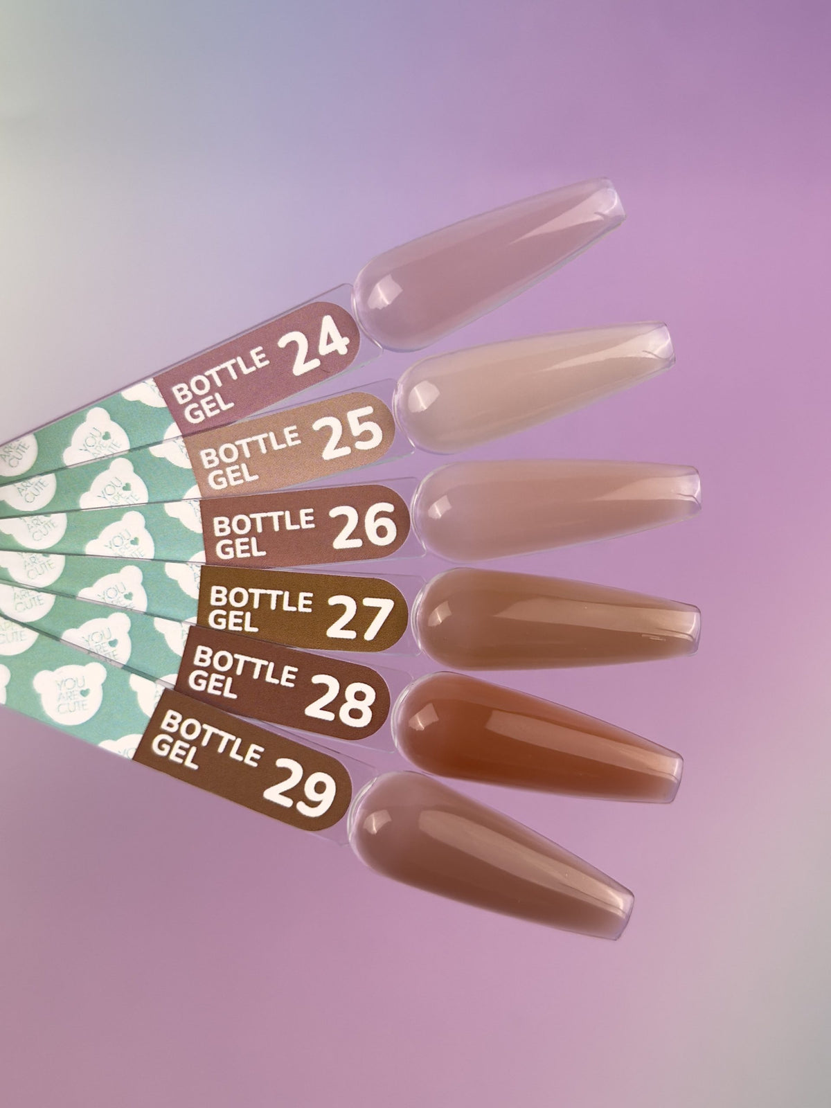 YOUARECUTE Bottle Gel nr24 15 ml – Produktfoto