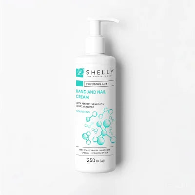 Hand- und Nagelcreme mit Keratin, Silber und Arnikaextrakt Shelly 250 ml