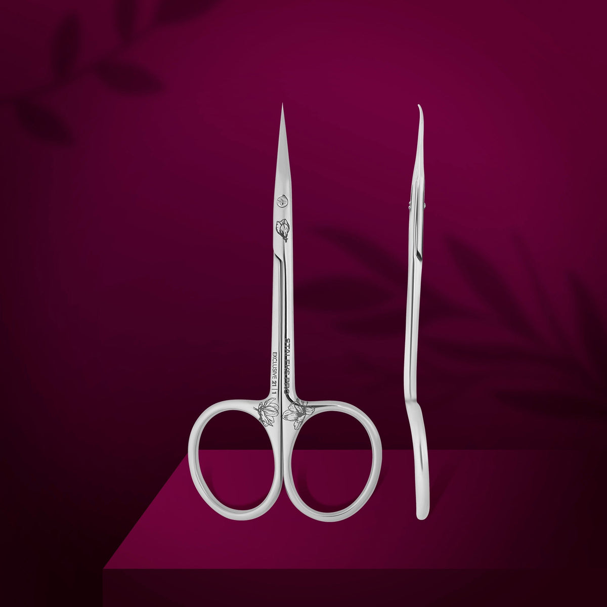 Professional Nagelhautschere with hook EXCLUSIVE 21 TYPE 1 (magnolia)