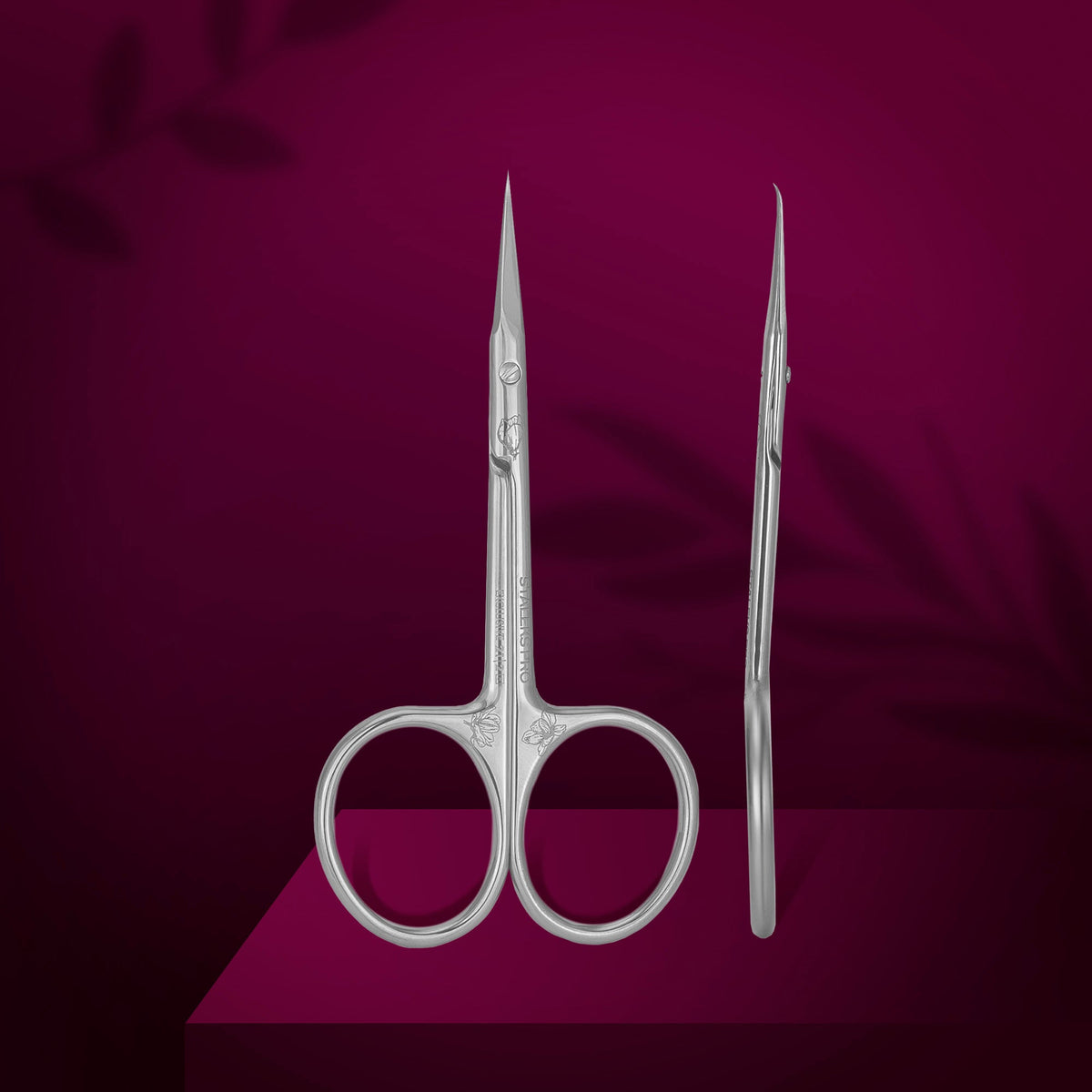 Professional Nagelhautschere with hook EXCLUSIVE 21 TYPE 2 (magnolia)