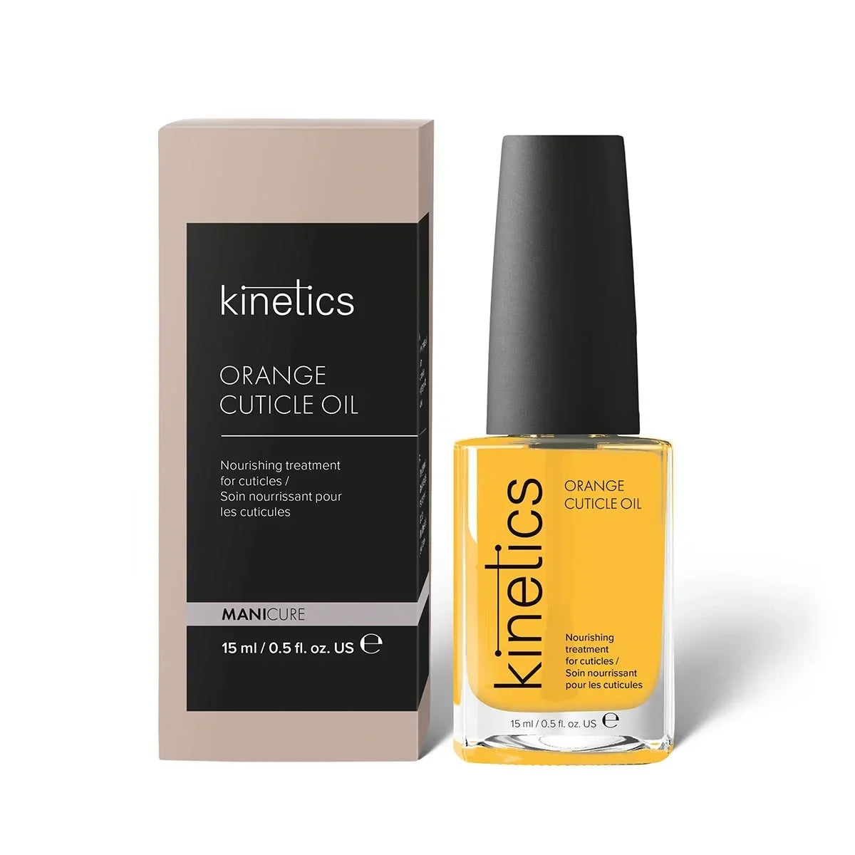 Kinetics Orange Nagelhautöl 15 ml, packed in box