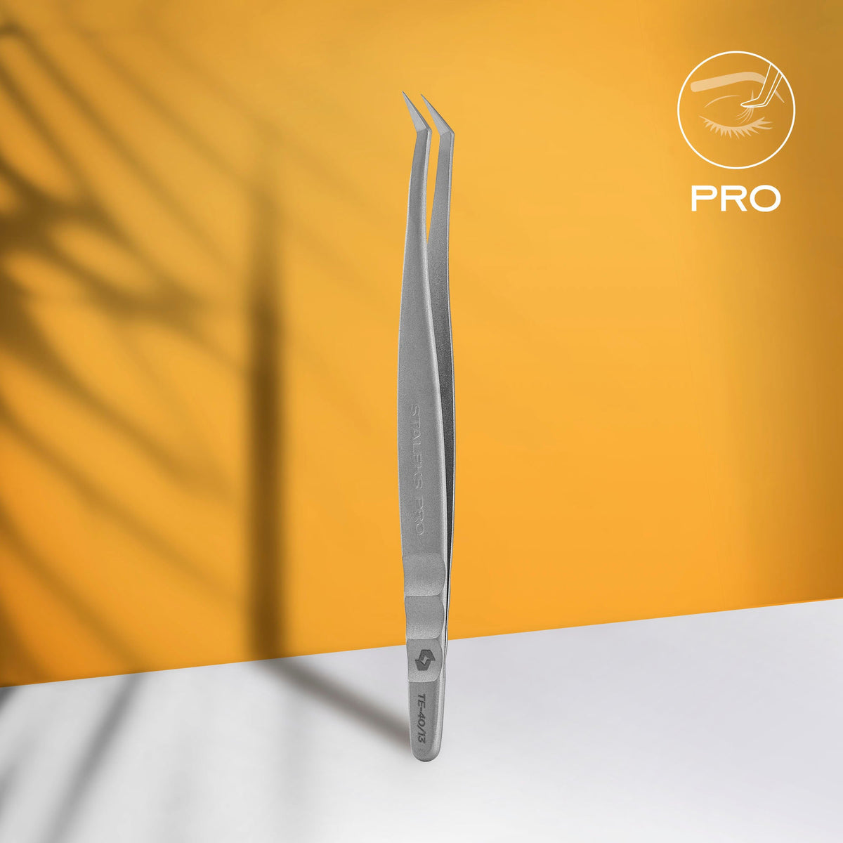 Пинцет для наращивания ресниц STALEKS EXPERT 40 TYPE 13 (L-образный, 40°)