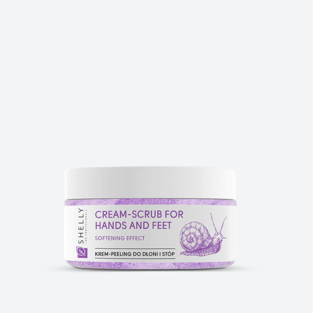 Creme-Peeling für Hände und Füße mit Allantoin, Schneckenextrakt und Sheabutter Shelly 350 g
