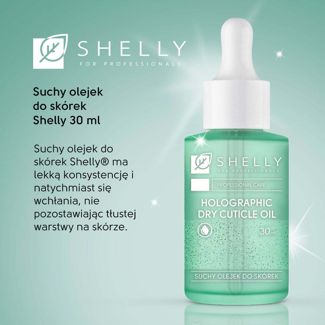 Holografisches Trockenöl für die Nagelhaut Shelly 30 ml