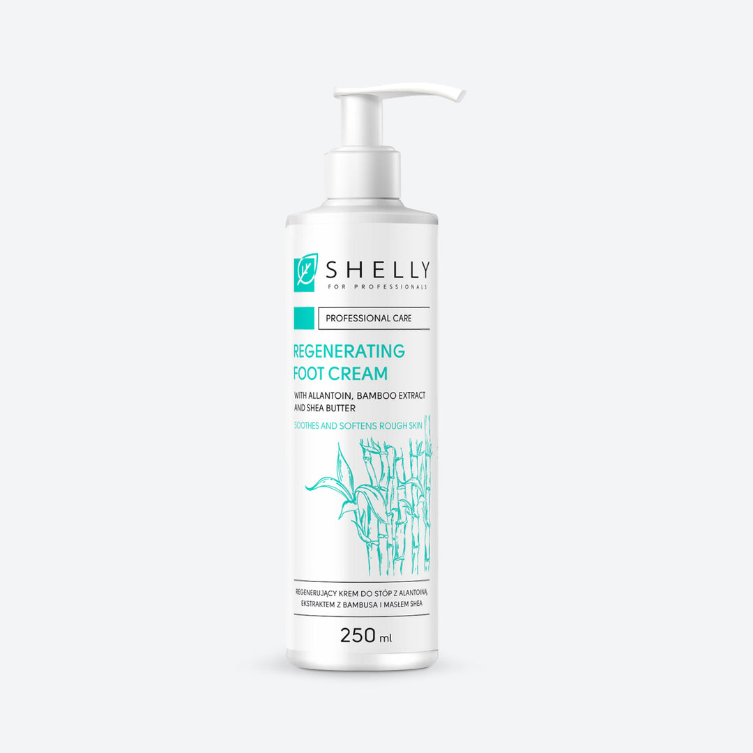 Regenerierende Fußcreme mit Allantoin, Bambusextrakt und Sheabutter Shelly 250 ml