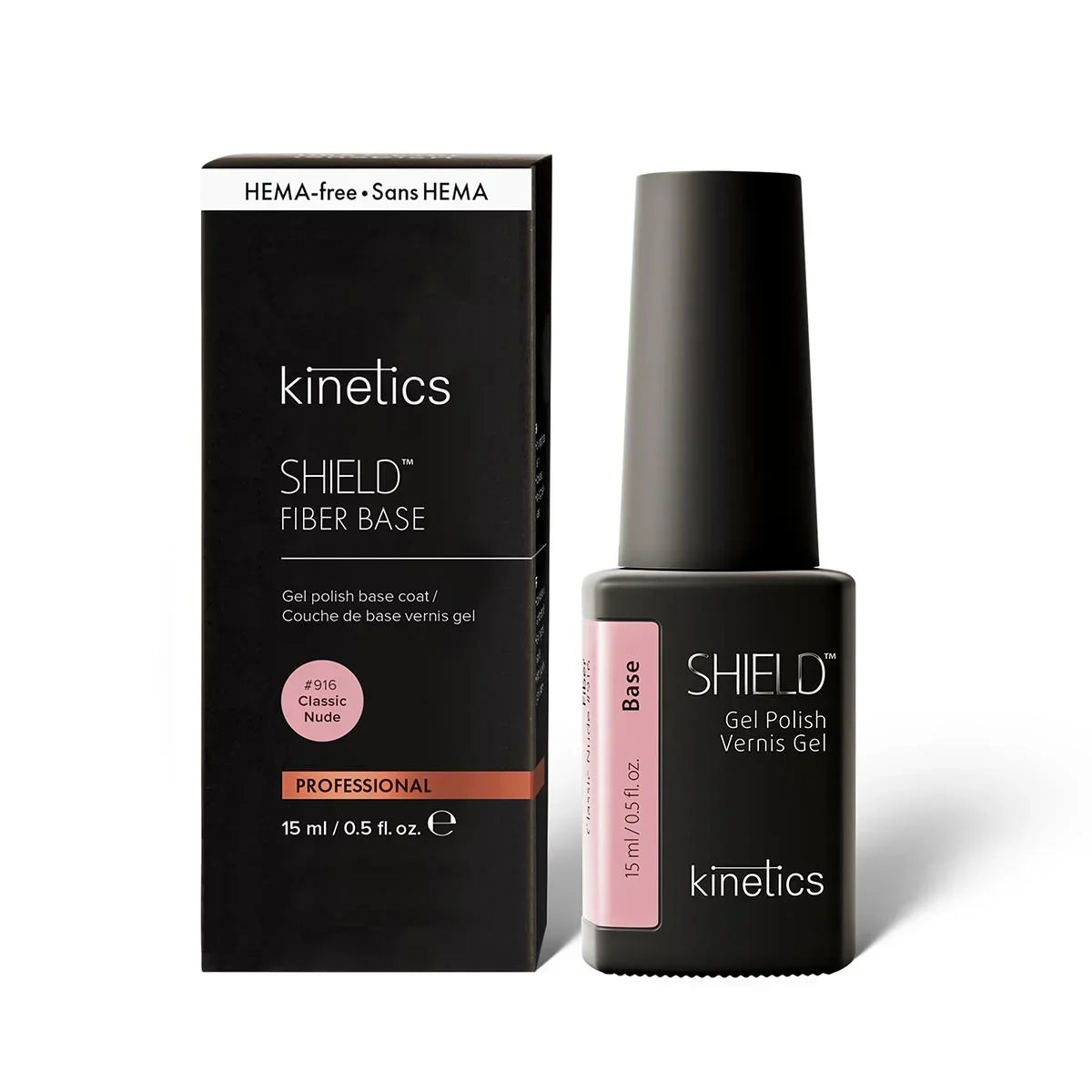 Kinetics SHIELD Fiber base Classic nude #916, 15 ml
