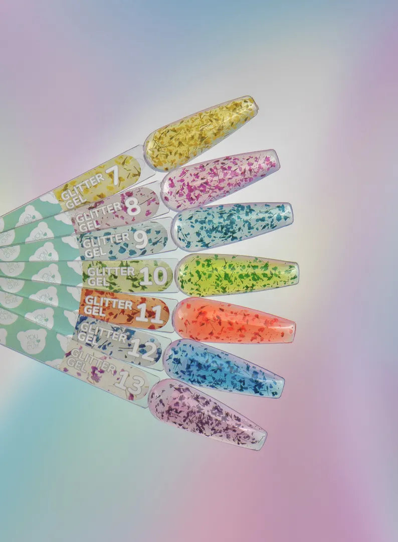 YOUARECUTE Glitter Gel nr8 5 ml – Produktfoto