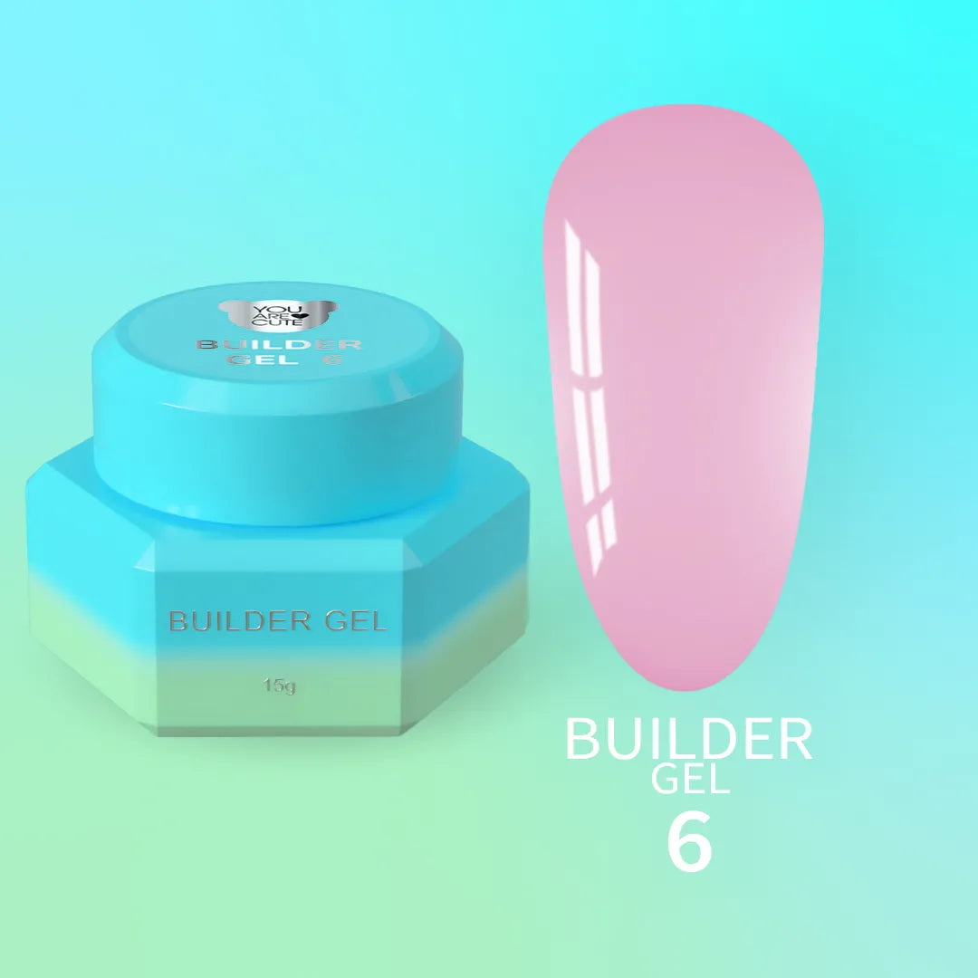YOUARECUTE Builder Gel Nr. 6 15 ml – Produktbild