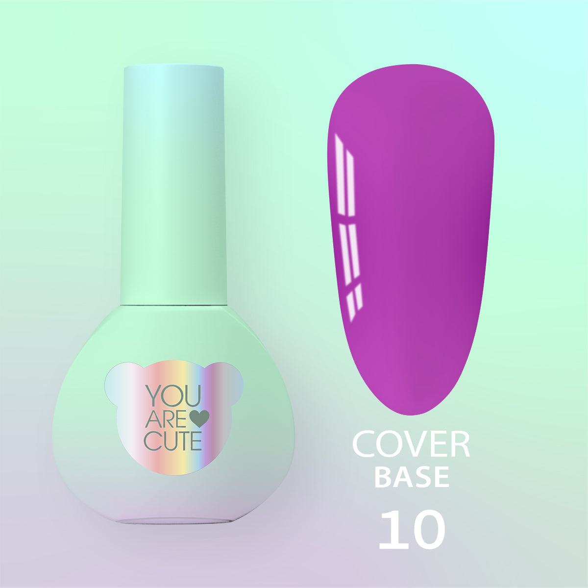 YOUARECUTE Cover Base Nr. 10 5 ml – Produktbild
