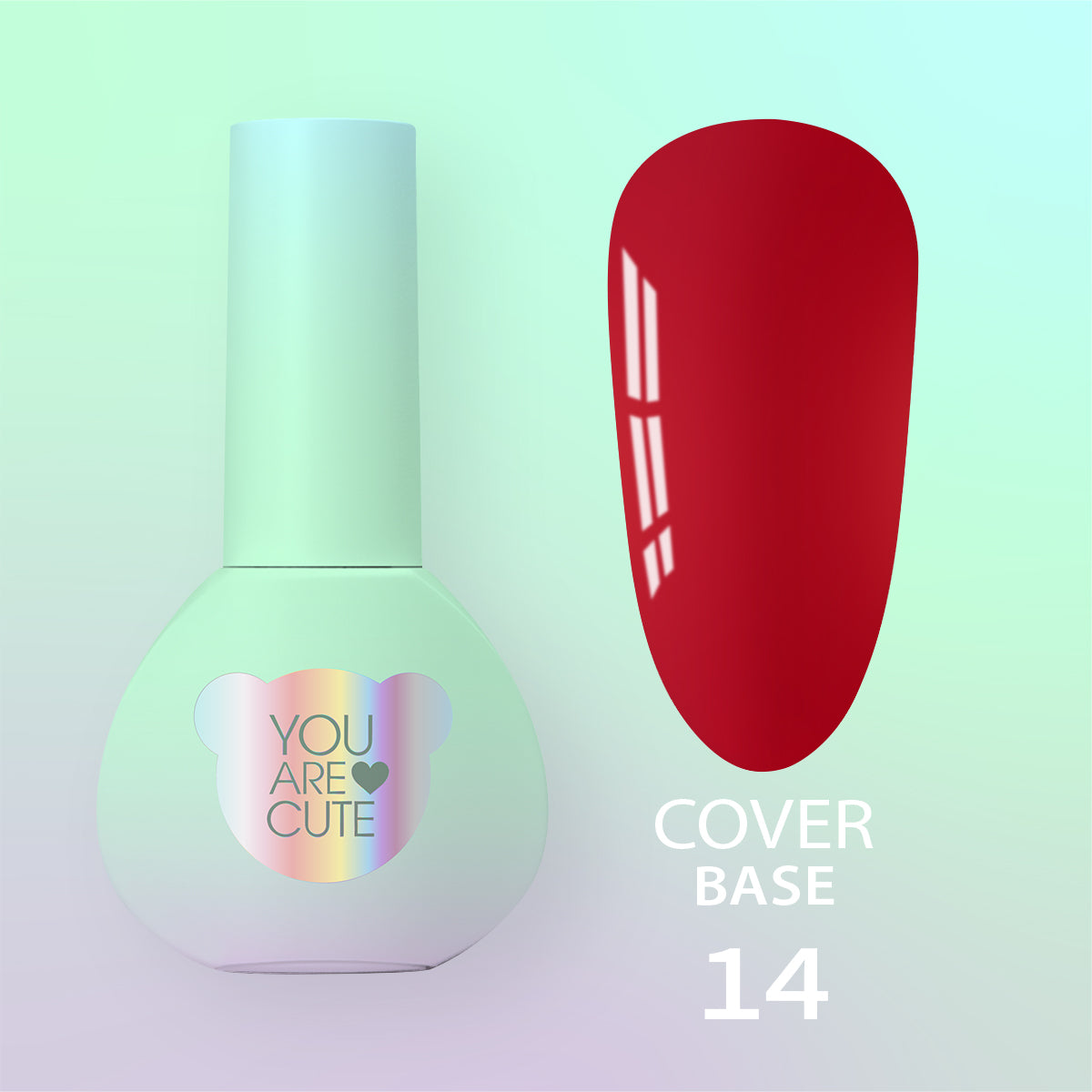 YOUARECUTE Cover Base Nr. 14 5 ml – Produktbild