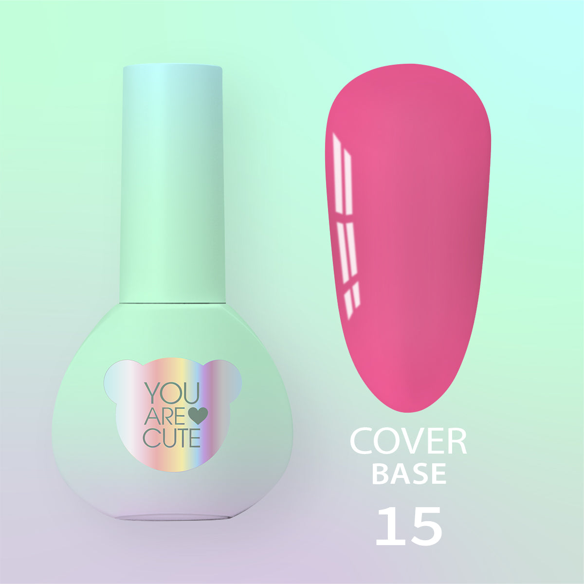 YOUARECUTE Cover Base Nr. 15 5 ml – Produktbild