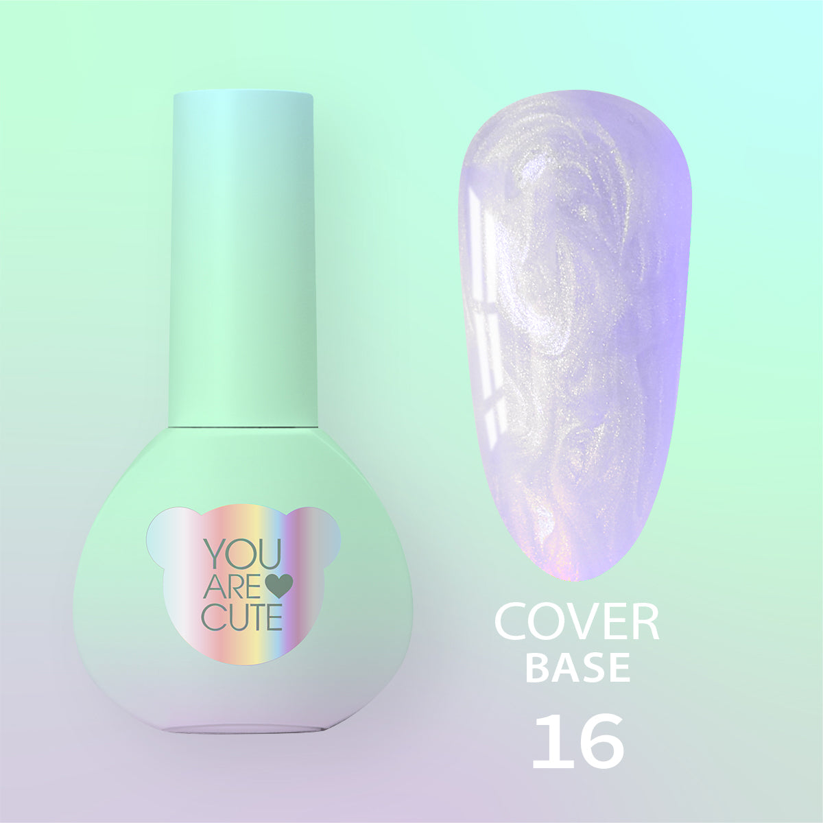 YOUARECUTE Cover Base Nr. 16 5 ml – Produktbild