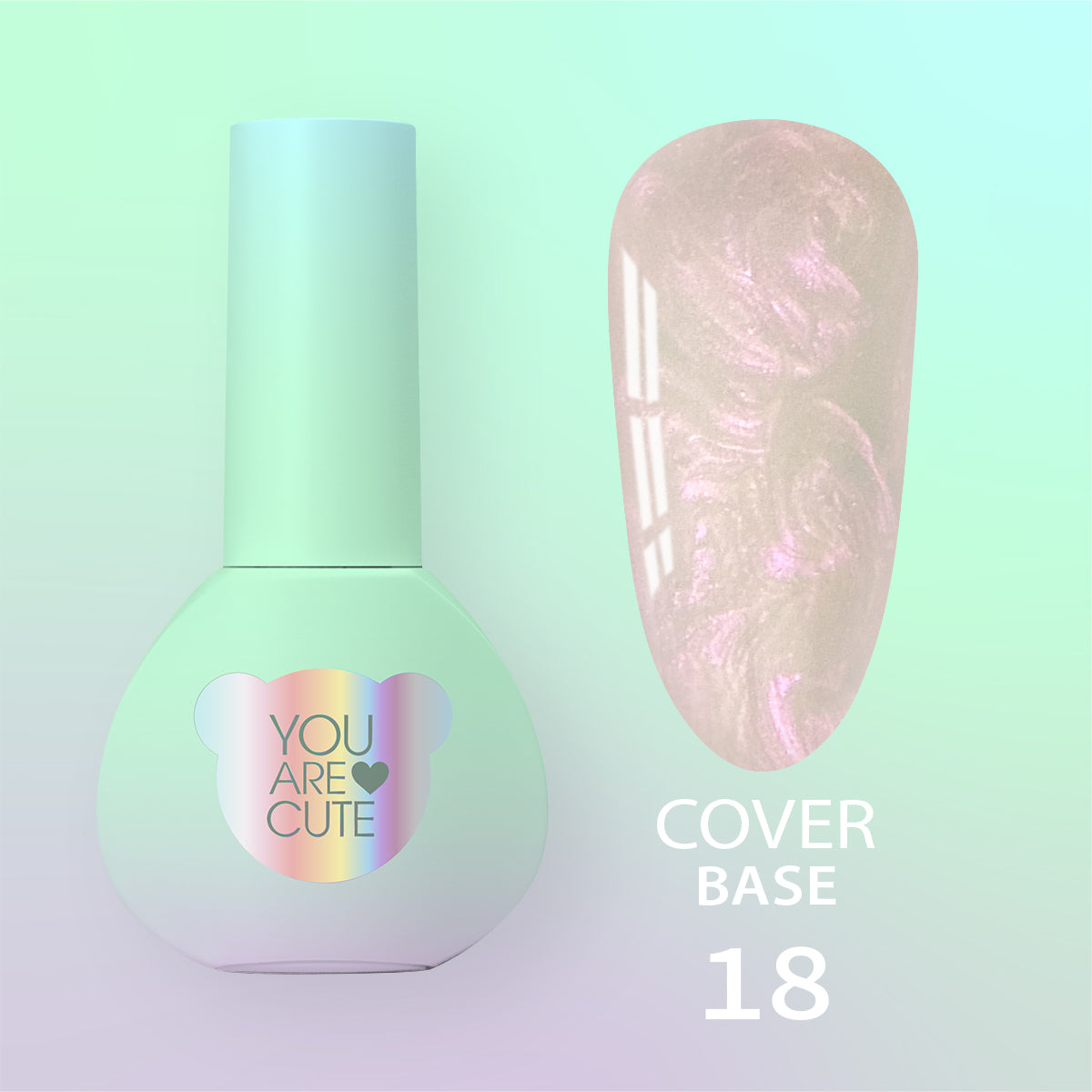 YOUARECUTE Cover Base Nr. 18 5 ml – Produktbild