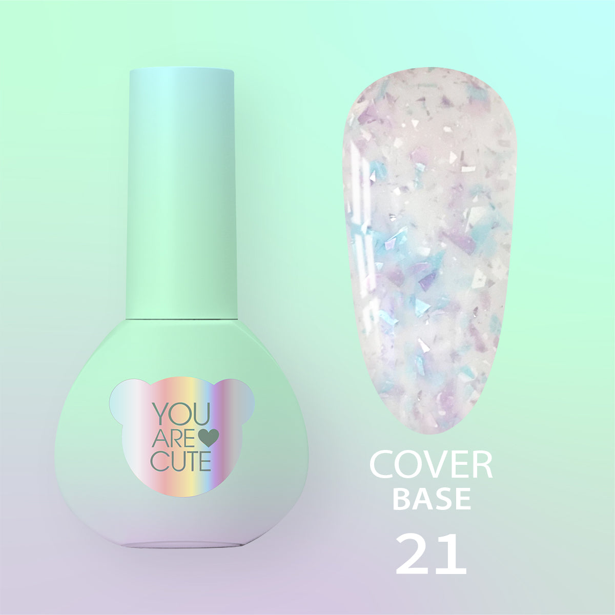 YOUARECUTE Cover Base Nr. 21 5 ml – Produktbild