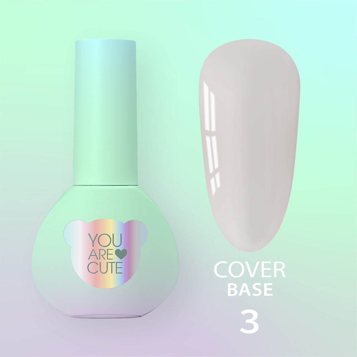 YOUARECUTE Cover Base Nr. 3 5 ml – Produktbild