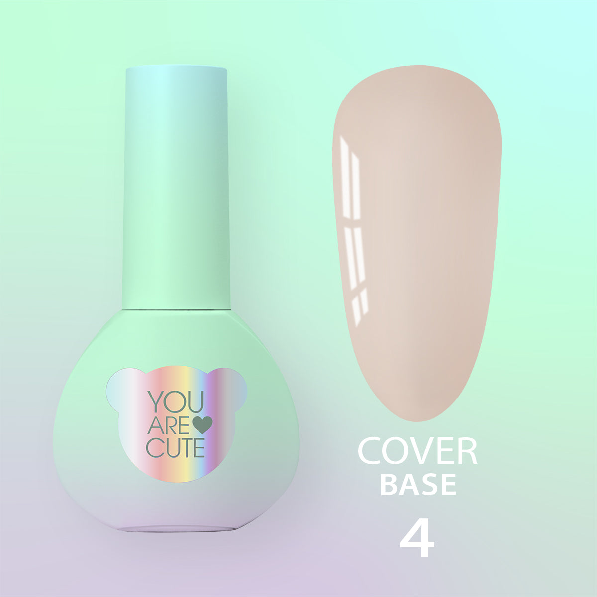 YOUARECUTE Cover Base Nr. 4 5 ml – Produktbild