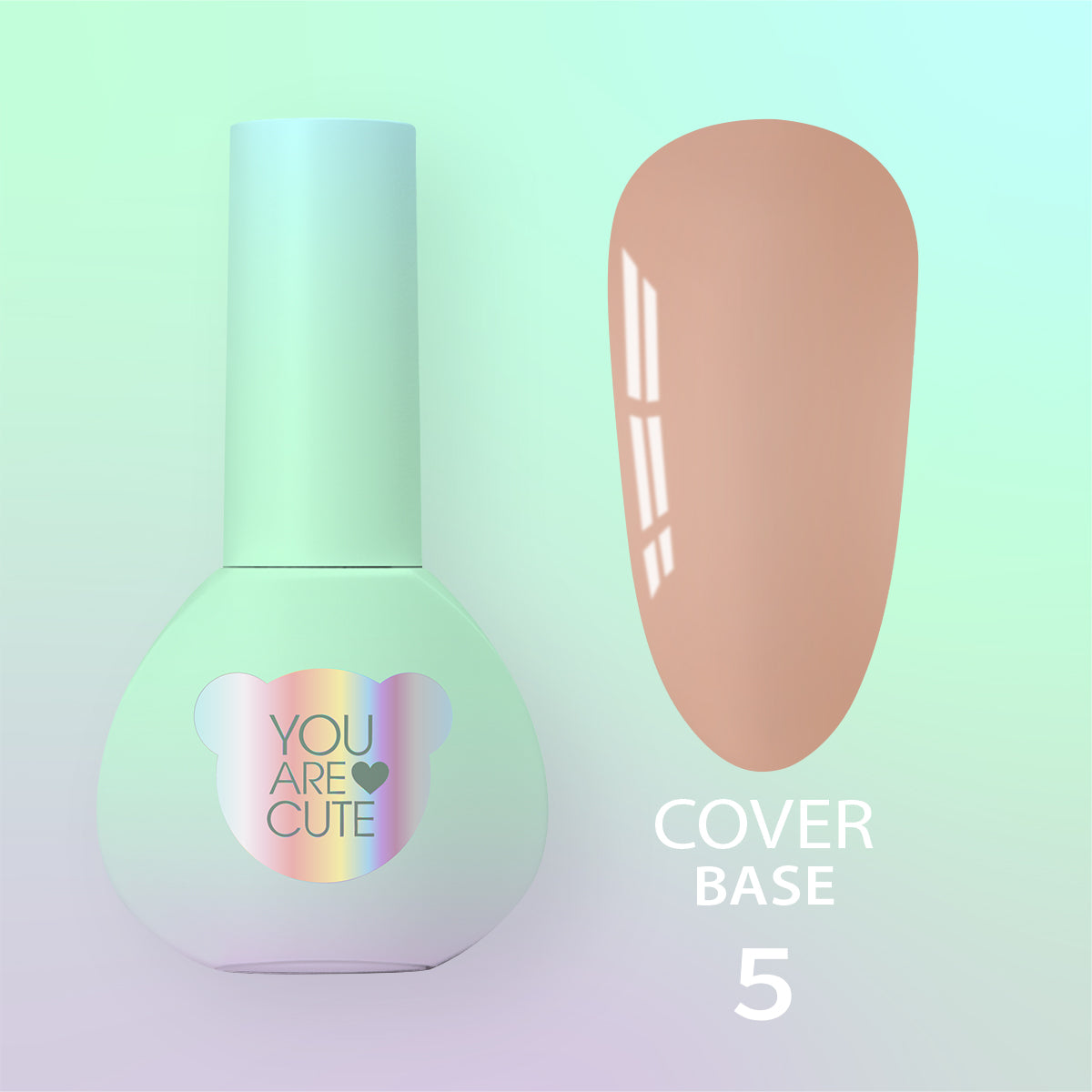 YOUARECUTE Cover Base Nr. 5 5 ml – Produktbild