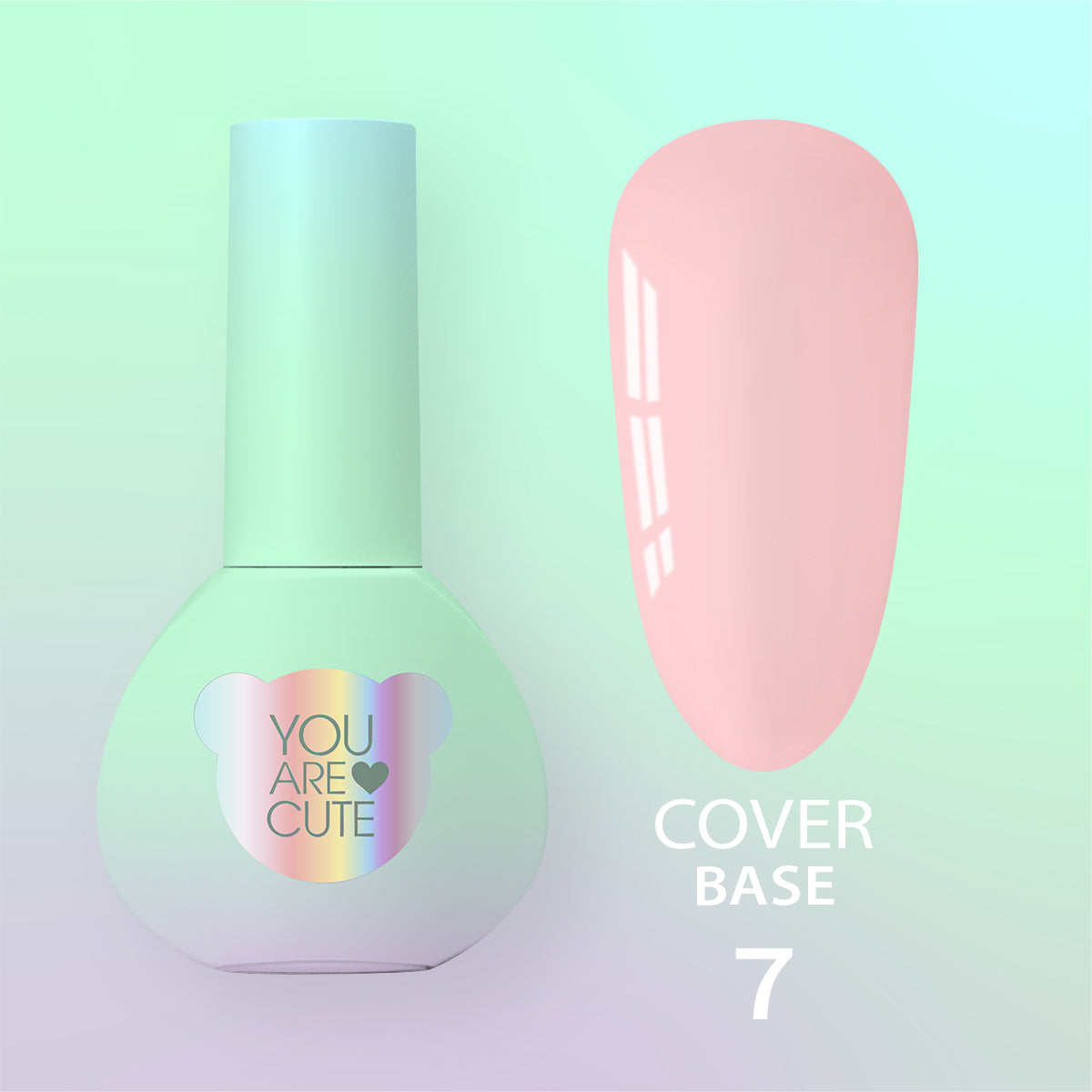 YOUARECUTE Cover Base Nr. 7 5 ml – Produktbild