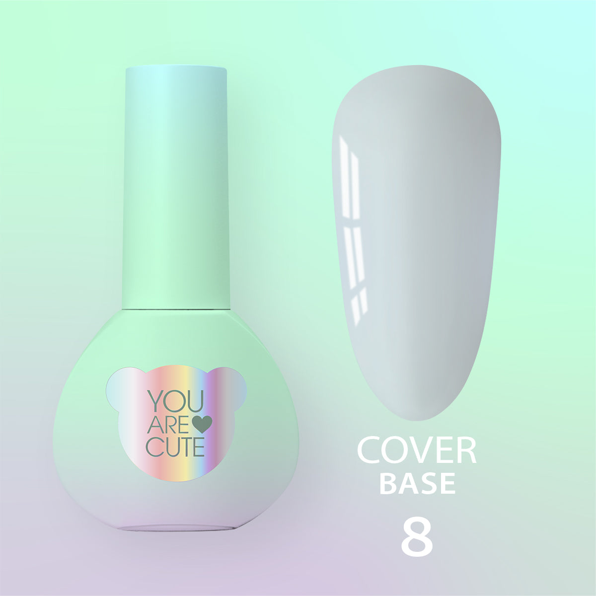 YOUARECUTE Cover Base Nr. 8 5 ml – Produktbild