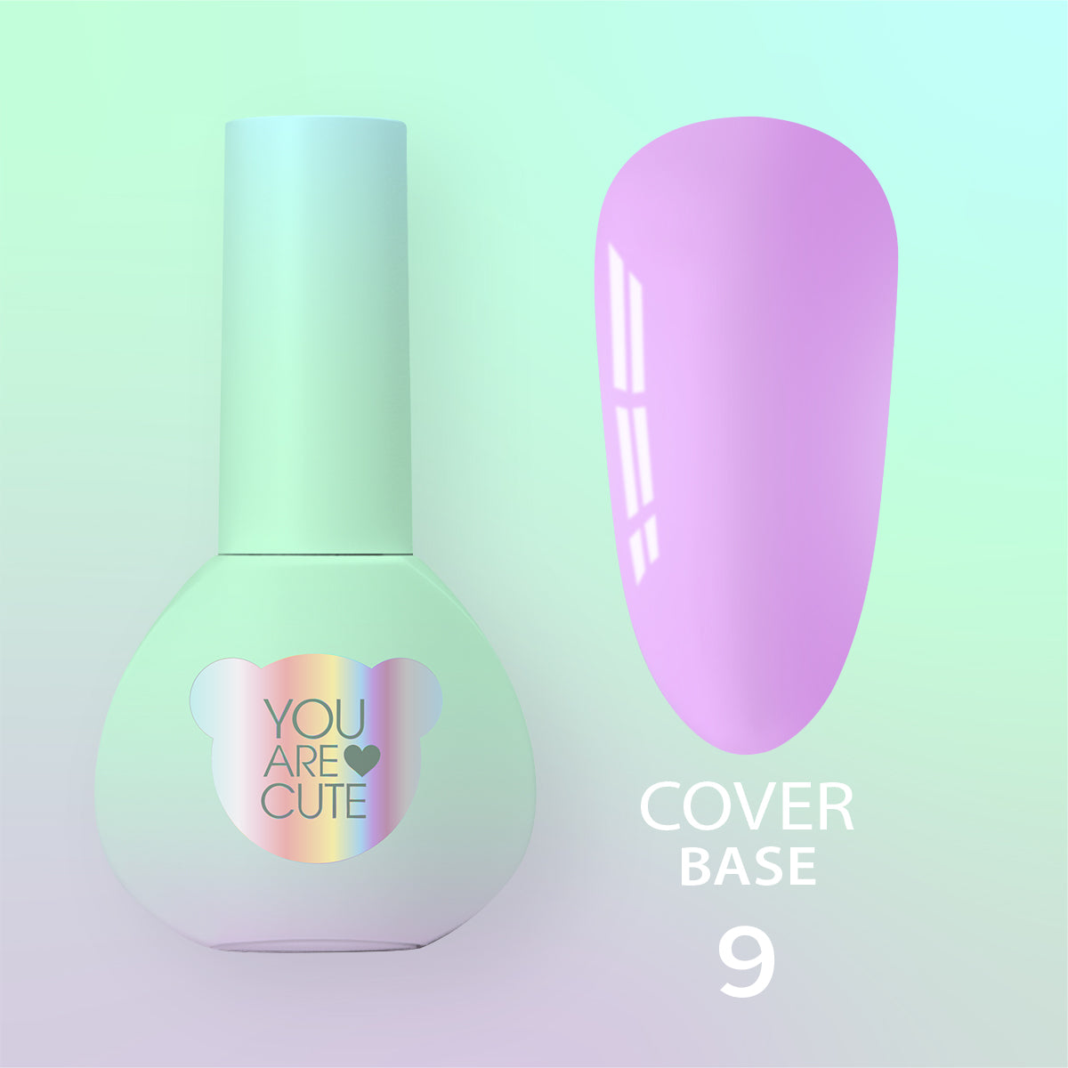 YOUARECUTE Cover Base Nr. 9 5 ml – Produktbild