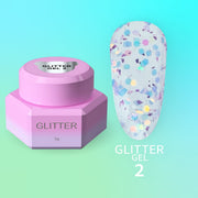 YOUARECUTE Glitter Gel Nr. 2 5 ml – Produktbild