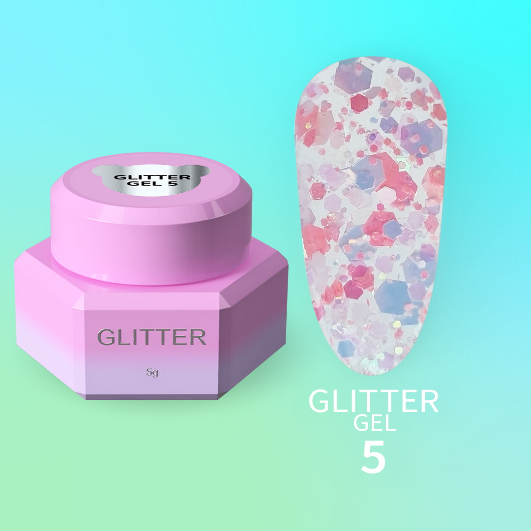 YOUARECUTE Glitter Gel Nr. 5 5 ml – Produktbild