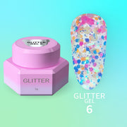 YOUARECUTE Glitter Gel Nr. 6 5 ml – Produktbild